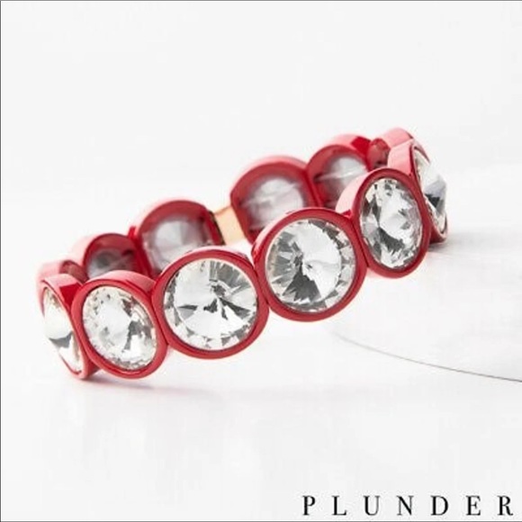 Plunder Matching Set/New:  Frosty Earrings & St. Nick Bracelet. - Picture 3 of 8